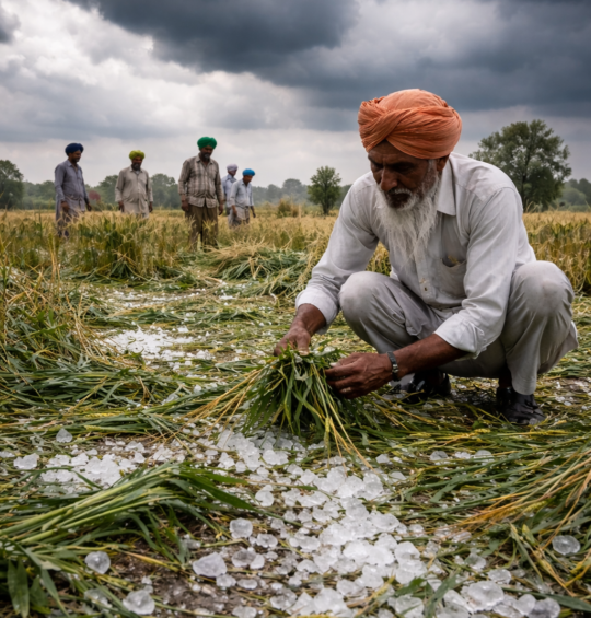 Punjab Weather Update: ਅਪ੍ਰੈਲ ‘ਚ ਠੰਢ ਵਾਪਸ, ਗੜਿਆਂ ਨੇ ਫਸਲਾਂ ਨੂੰ ਪਹੁੰਚਾਇਆ ਭਾਰੀ ਨੁਕਸਾਨ